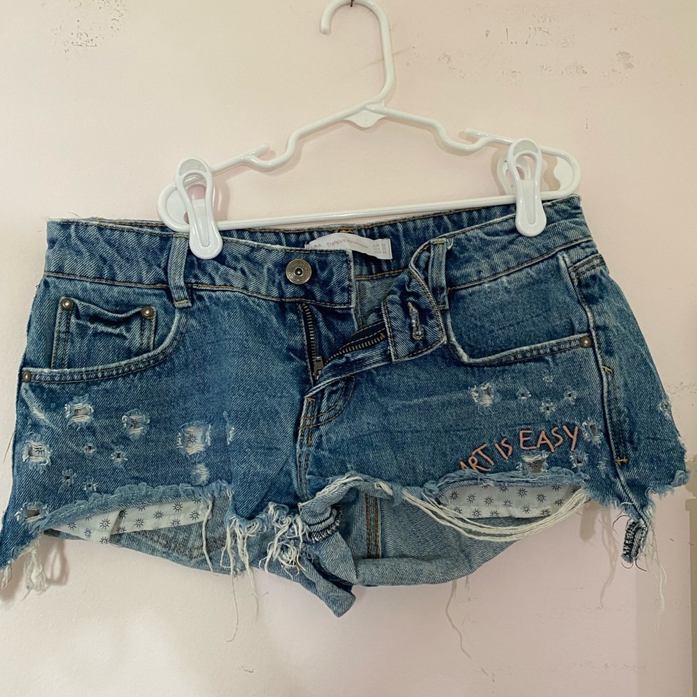 ZARA denim shorts